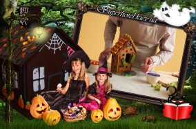 Красочные домики на Хэллоуин - увлекательное занятие для ваших непосед!