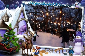 Зимний городок развлечений «Sky Winter Park» приглашает всех в волшебный замок Хогвартс!