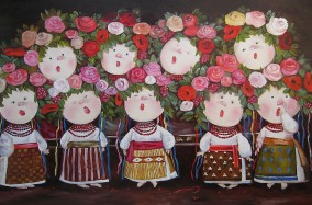 Новая выставка талантливейшей украинской художницы Евгении Гапчинской "Ты моё счастливое число".
