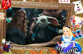 Впервые в Украине песочное виденье классической  сказки «Алиса в стране чудес».