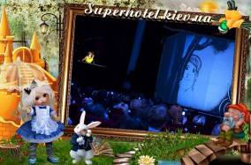 "Алиса в стране чудес": песочная анимация впервые в Киеве!