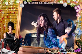 Музыкальный талант Украины, Мария Чайковская, на сцене клуба ATLAS в Киеве.